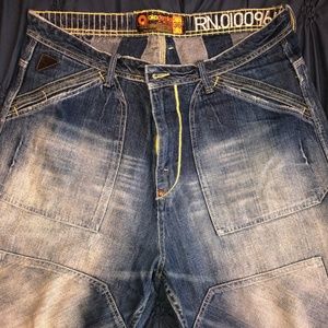 Akademiks Acid Wash Jeans